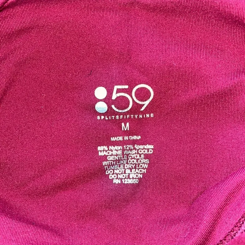 SPLITS59 MOJAVE FARRAH HIGH WAIST MOTO ACTIVE LEGGINGS SIZE MEDIUM